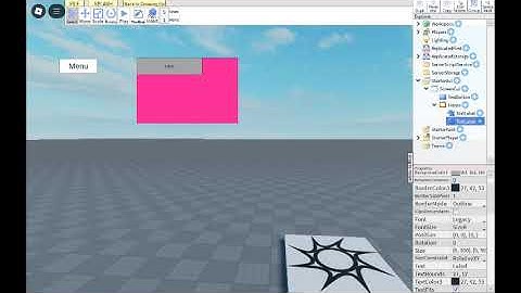 How to make a Update/Credits Gui in studio lite/Roblox studio. (Scripts in description