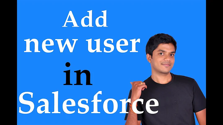 how to create new user in Salesforce lightning | manage new users | Salesforce training videos