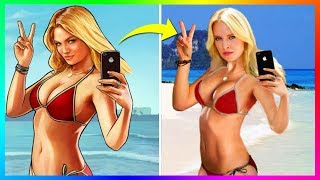 Background Bikini girl