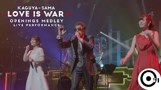 [LIVE] Kaguya-sama: Love Is War Openings Medley | Masayuki Suzuki ft. Suu, Airi Suzuki \u0026 Aoi Koga