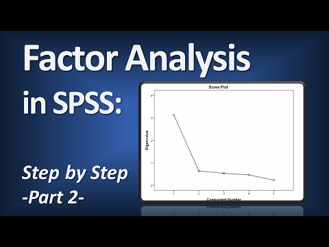 Factor Analysis in SPSS (Principal Components Analysis) - Part 2 of 6