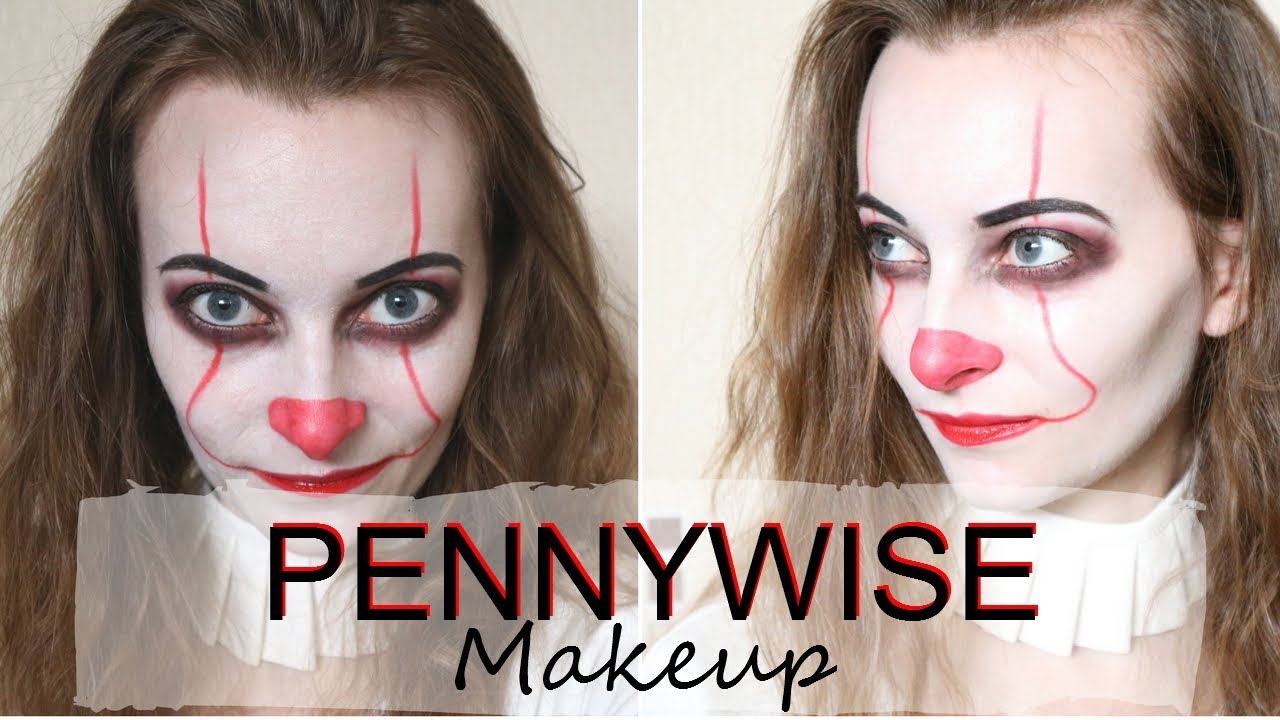Pennywise IT 2017 Makeup Tutorial | Laura Nolan - YouTube