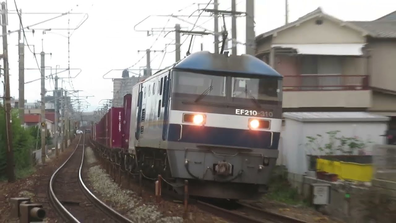 EF210-310牽引貨物列車　土山~魚住間にて2