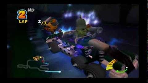 Crash Tag Team Racing [100% Walkthrough] - 08 - Pirates of the Carburetor Track [1/2]