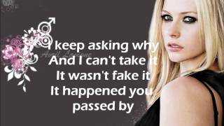 Video thumbnail of "Avril Lavigne I Miss You With Lyrics"