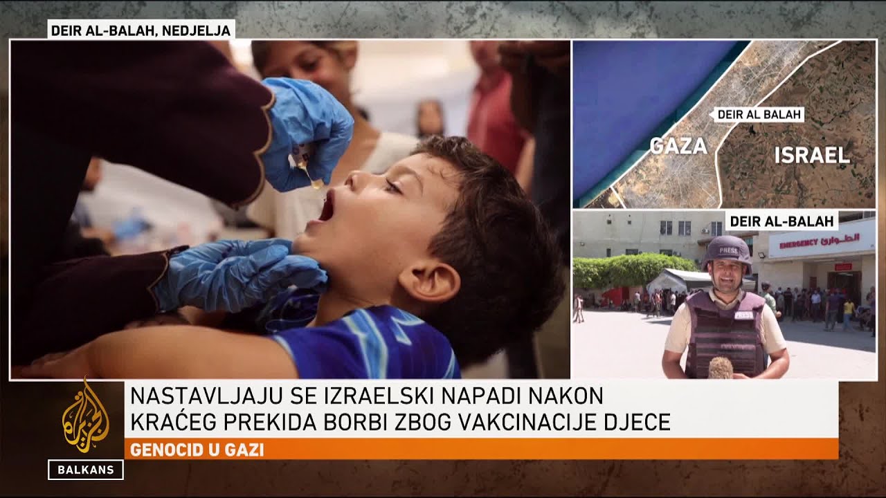 تم تسليم 350 ألف جرعة من لقاح شلل الأطفال إلى غزة