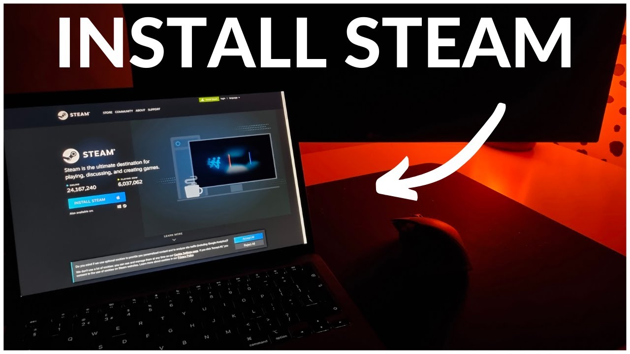 How To Install Steam And Download Games M1 Pro Max (macOS) Beginner's Guide  