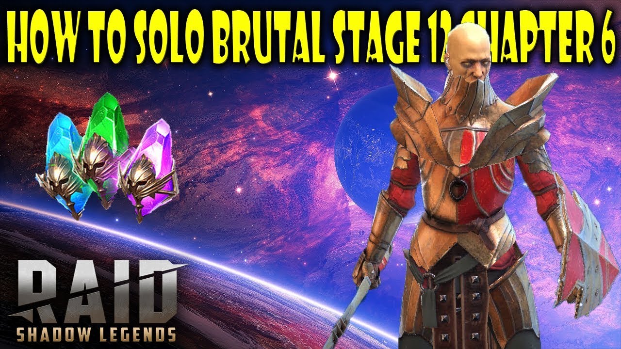 Raid Shadow Legend How To Solo Brutal Chapter 12 Stage 6 Executioner Youtube