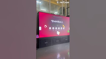 Omniball—LED screen,interactive-taps/kicks get instant responses! #leddisplay #gaming #interactive
