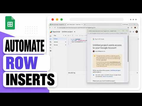 Google Sheets: How to Make an Apps Script Insert Rows (2026 Script Configuration)
