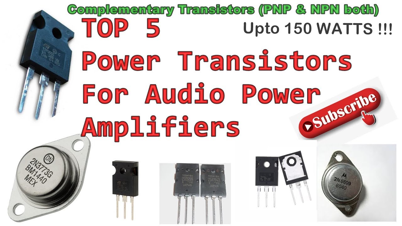 Dekaim 5 Paar Schwarz 2SA1943 2SC5200 High Power Matched Audio Transistor Audio Transistor 