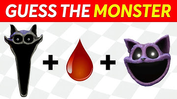 Guess The MONSTER By Emoji & Voice | Poppy Playtime Chapter 3 Characters | Monster Catnap, Dogday