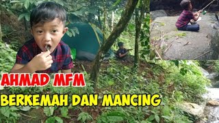 Bushcraft Indonesia fishing di kali dalam hutan