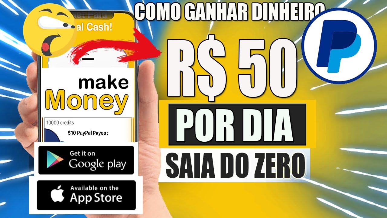 Como ganhar dinheiro pelo celular com o aplicativo Make Money