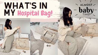 WHAT'S IN MY HOSPITAL BAG || FOR LABOR & DELIVERY || FIRST BABY