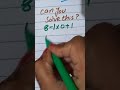 can you solve this ???#youtubeshorts #mathpuzzle