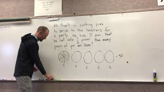 Division of Whole Number by Unit Fraction - Word Problem
