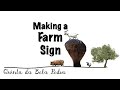 Bela Pedra, my Portuguese farm: Part 24 (Making a Mosaic Farm Sign)