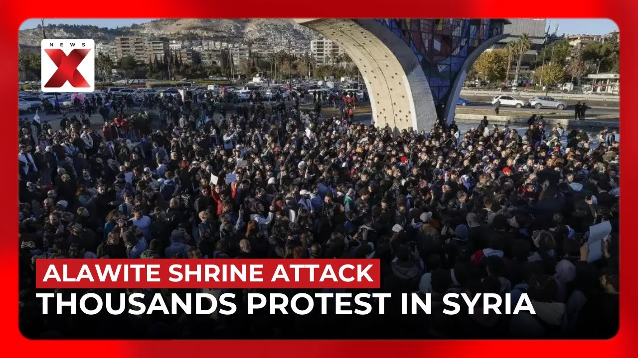 Syria: Thousands Protests Over Alawite Shrine Attack | NewsX World