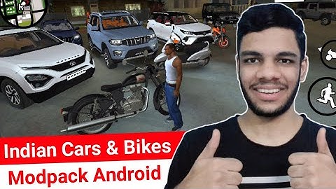 Gta san andreas indian cars and bikes mod android | Modpack | Thar | Scorpio N | Royal enfield