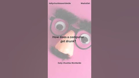 😂 How does a computer get drunk? #shorts #funny #jokes #dadjokes #dailychucklesworldwide #Part66