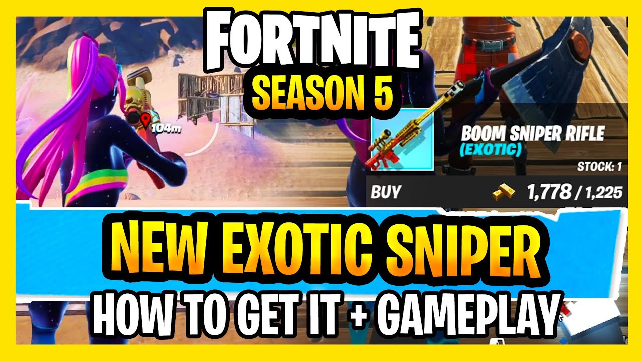 Fortnite: How To Get Boom's Sniper Rifle Within Season 5