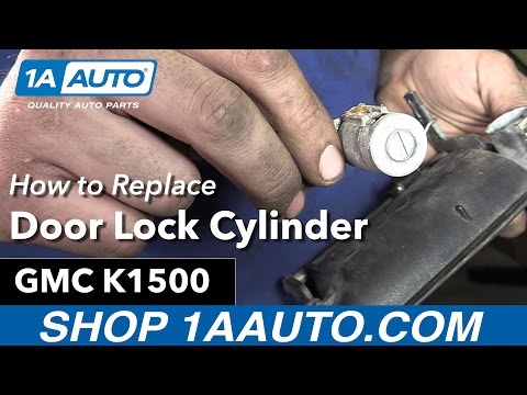 How to Replace Install Front Door Lock Cylinder 96 GMC Sierra K1500 Buy Auto Parts at 1AAuto.com
