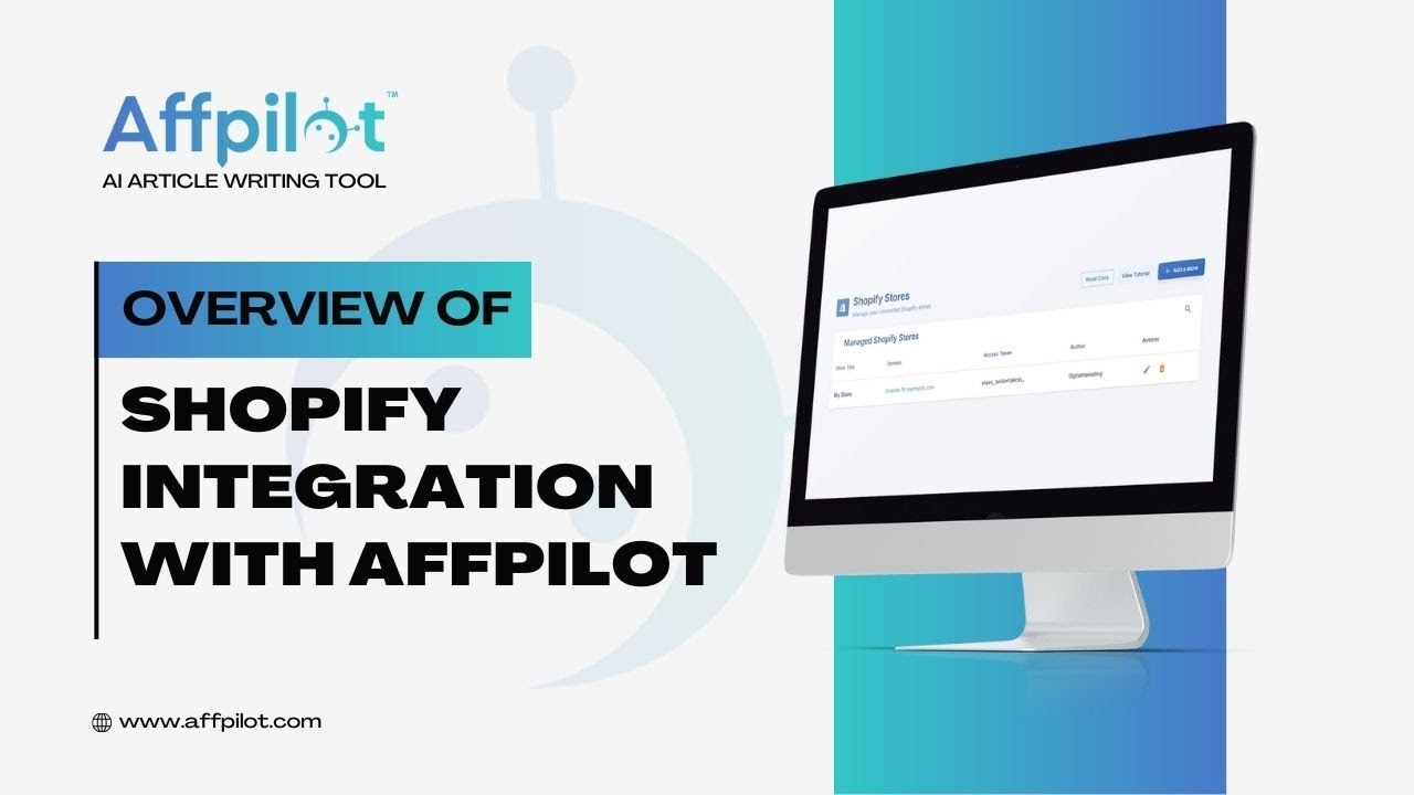 Shopify Integration With Affpilot | Affpilot | AI Article Writing Tool ...