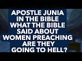 ROMANS:THINGS REVEALED WHAT THE BIBLE SAID ABOUT WOMEN PREACHING WILL SHOCK YOU I DR. JENIFFER MUNDY