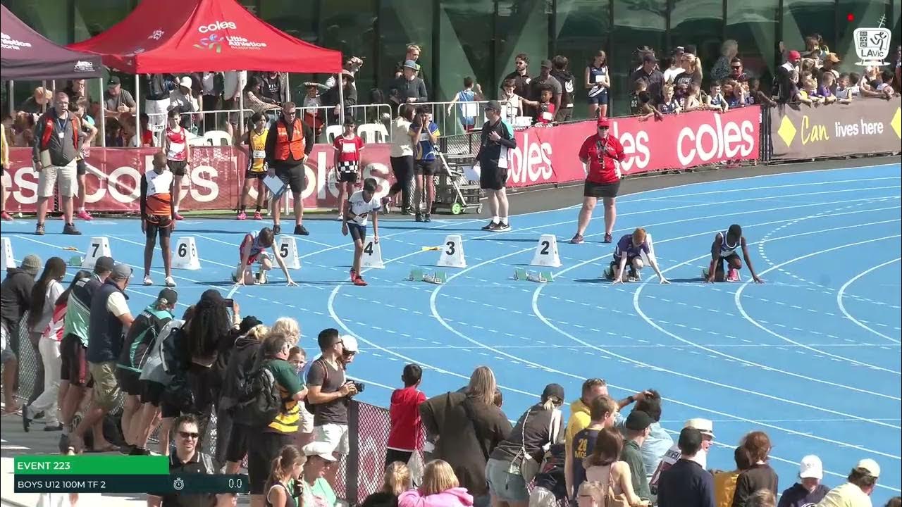 Boys U12 100m Timed Final 2 2022/23 State Track and Field