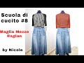 Scuola di cucito #8 - Maglia Mezzo Raglan - CARTAMODELLO GRATUITO