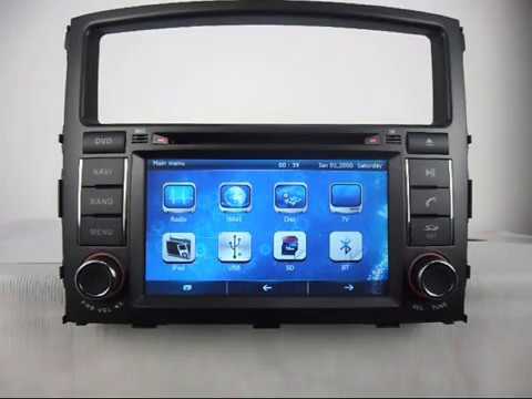 Mitsubishi Pajero Dvd Player Gps Navigation Tv Bluetooth - Youtube