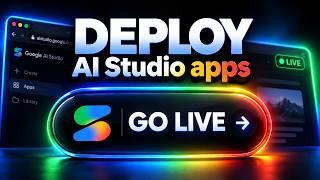 I Deployed a Real Google AI Studio Web App — Here's How
