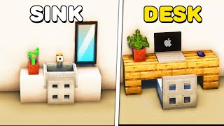 Minecraft: 10 Interior Furniture Designs & Ideas!