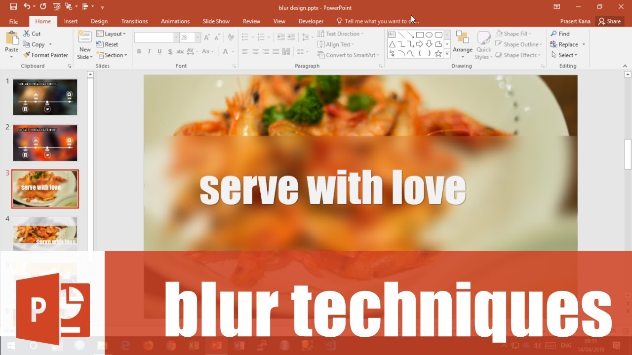 วิธีทําให้ภาพจาง powerpoint  New Update  สอน PowerPoint: สร้าง slide สวย ๆ ด้วยเทคนิคการ blur ภาพ