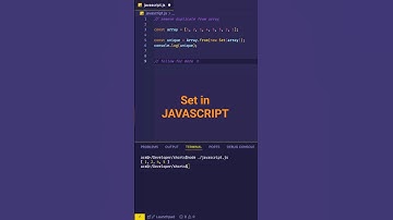 JS Tricks: Remove Duplicates in 1 Line  🚀 JavaScript #javascript #programming  #viral #coding