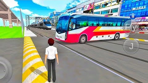  New Bullet Train Vs Kia Express Bus - 3d Driving Class Simulation .. Best Android Gameplay❤️❤️❤️❤️