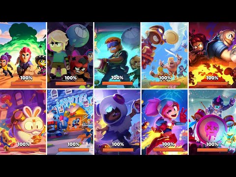 Loading Screen Evolution ( 2017-2022 ) in Brawl Stars #GhostStation