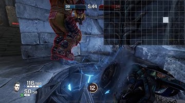 Quake Champions gameplay with Frame skipping test 1080p 60 FPS