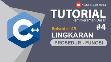C++ 49 | Latihan 4 | Belajar C++ | Program Menghitung Luas Keliling Lingkaran