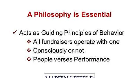 First Principles of Fundraising