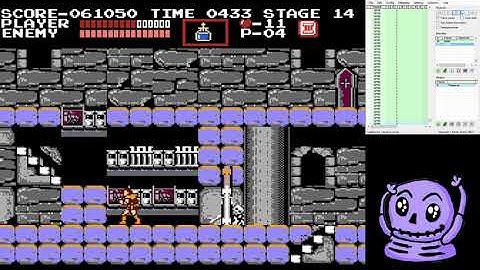 Castlevania - Stage 14 Advanced Scroll Glitch Theory TAS