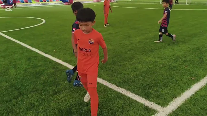 Woodlands Lions U8 vs Barca U8 2017 Orange