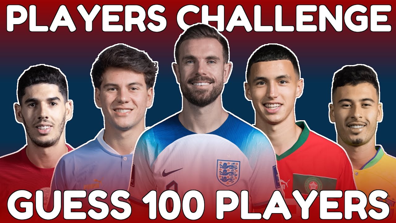 Guess FOOTBALL PLAYERS in 3 Seconds 100 FOOTBALL PLAYERS Ultimate