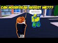 Noobfreak tries arresting me in roblox jailbreak