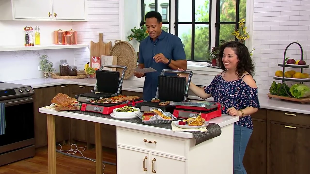 Cook's Essentials Stainless Steel Contact Grill & Panini Maker on QVC