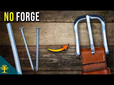How to Make a Belt Buckle From Scraps (No Forge)