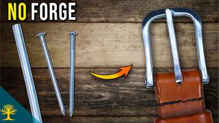 How to Make a Belt Buckle From Scraps (No Forge)