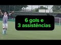 6 gols e 3 assistência é atuação espetacular no Rachão Ipê de hoje!