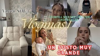 UN SUSTO GRANDE 😟NUEVO SOFÁ 🛋️ COMPRA SEMANAL MERCADONA 🍏